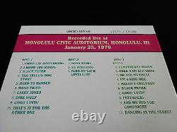Grateful Dead Dave's Picks 19 Volume Nineteen Honolulu Hawaii 1/23/70 1970 3 CD