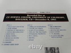Grateful Dead Dave's Picks 20 University of Colorado Boulder 12/9/81 1981 3 CD