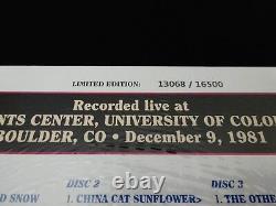 Grateful Dead Dave's Picks 20 University of Colorado Boulder CU 12/9/1981 3 CD