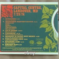 Grateful Dead Dave's Picks 2012 Bonus Disc CD Capital Centre 7/29/1974 Maryland