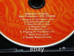 Grateful Dead Dave's Picks 2016 Bonus Disc CD 1976 SF Orpheum Volume 18 Eighteen