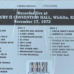Grateful Dead Dave's Picks Vol 11 Wichita Kansas 11/17/1972 3CD #4118 New Sealed
