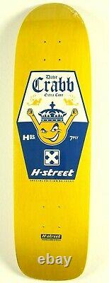 H Street Deck Dave Crabb Limited Edition Reissue NOS Skateboard 8.75 Deck NOS