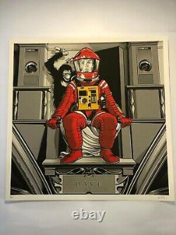 Joshua Budich DAVE (2001 A Space Odyssey) Poster Print S/N LE XX/75 MONDO