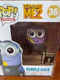 Limited Edition Funko Convention Exclusive Despicable Me 2 Purple Dave & Carl