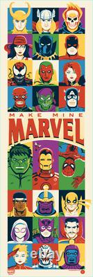 Make Mine Marvel Avengers Dave Perillo Grey Matter Art Print Films Poster Comics