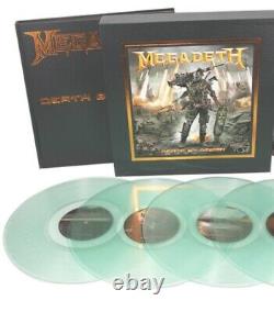 Megadeth Death by Design 4-LP Transparent Vinyl Box Set Dave Mustaine Signed