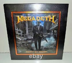 Megadeth NEW Death by Design 4-LP vinyl box set FYE Dave Mustaine signature