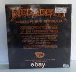 Megadeth NEW Death by Design 4-LP vinyl box set FYE Dave Mustaine signature