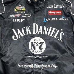 Men's Chase Authentics Drivers Line Jack Daniels Dave Blaney Nascar Jacket Large