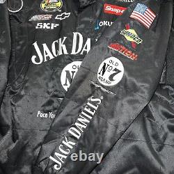 Men's Chase Authentics Drivers Line Jack Daniels Dave Blaney Nascar Jacket Large