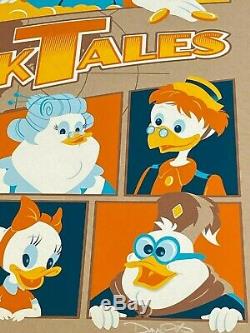Mondo Artist Dave Perillo Limited Edition Ducktales Comes with COA