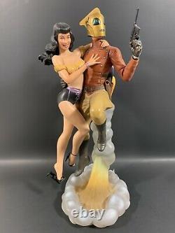 Mondo The Rocketeer And Betty 14 Polystone Statue Limited Edition Dave Stevens