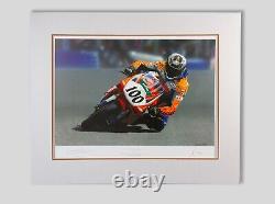 NEIL HODGSON superbike champion SIGNED limited edition print + cert Dave Foord