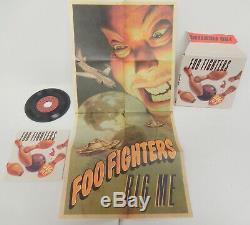 NEW Foo Fighters Big Me Nirvana Dave Grohl 3 Record BONUS POSTER & STICKER ICP