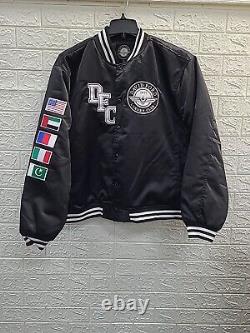 New Dave Ford Luxury Club Limited Edition Starter Jacket Black Size Large