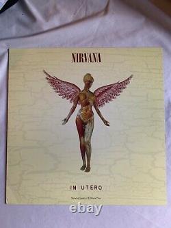 Nirvana US LP 1993 In Utero Limited Edition Clean Vinyl Kurt Cobain Dave Grohl