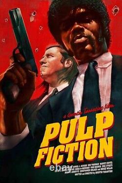 PULP FICTION Limited edition print #100 DAVE MERRELL TARANTINO TRAVOLTA R2023