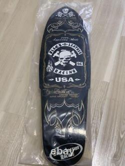 Powell Black Leather Racing Limited Edition Deck Dave Hackett Size 10x34