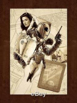 ROCKETEER Limited edition print #100 PAUL SHIPPER DAVE STEVENS 18x24