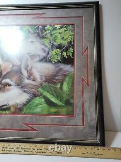 Rare Dave Merrick Signed & Numbered 547/700 Watchers in the Woods 1992 Art Print