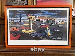 Rare Dave Snyder Give It Some Gas 2004 Signed Numbered Framed #318/950 A+