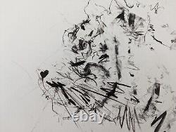 Rare Dave White Tiger Print Limited Edition of 25