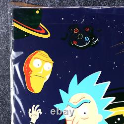 Rick And Morty Silkscreen Print Variant Perillo 18x24 ACME COA LE 64/100 Sealed