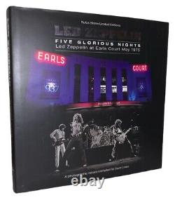 SIGNED, 1 of 1000, 1st, LED ZEPPELIN, FIVE GLORIOUS NIGHTS, EARLS COURT MAY 1975