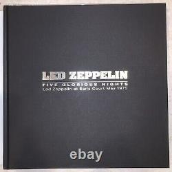 SIGNED, 1 of 1000, 1st, LED ZEPPELIN, FIVE GLORIOUS NIGHTS, EARLS COURT MAY 1975