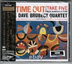 Sealed DAVE BRUBECK Time Out JAPAN 24k GOLD CD SRCS6680 withOBI+PROMO STICKER