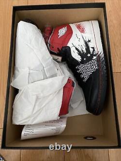 Size 10- Jordan 1 Retro High x Dave White Wings Of The Future 2012
