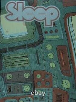 Sleep Summer Tour concert poster art print Dave Kloc Weedian Dopesmoker Sciences