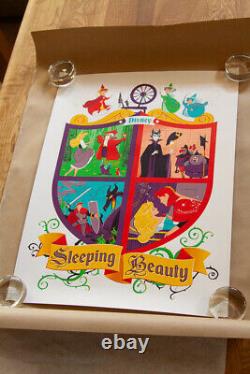 Sleeping Beauty Dave Perillo 10/100 Bottleneck Eyeland Disney Poster Print
