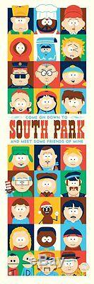 South Park Dave Perillo Limited Edition Bottleneck Galley Print Hand Numbered