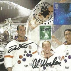 Space Moonwalker Dave Scott & Al Worden Signed 2001 Apollo 15 Limited Edition