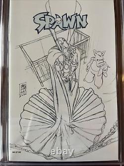 Spawn #10 CBCS 9.8 Rare Sketch Variant CGC Cerebus Dave Sim LTD 200