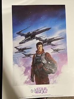 Star Wars Dave Dorman Lithograph Signed Limited Edition Wedge Antilles