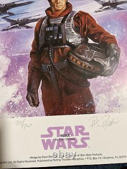Star Wars Dave Dorman Lithograph Signed Limited Edition Wedge Antilles
