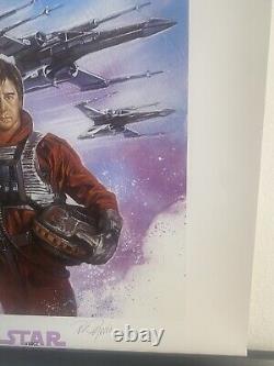 Star Wars Dave Dorman Lithograph Signed Limited Edition Wedge Atlas #1005/1500