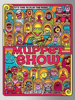 THE MUPPET SHOW Foil Screen Print By Dave Perillo OFFICIAL Disney LE Release