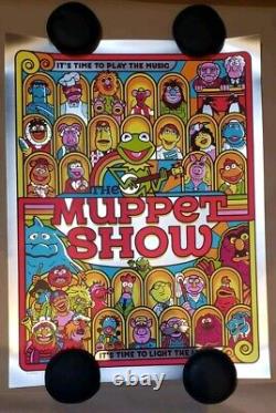 THE MUPPET SHOW Foil Screen Print By Dave Perillo OFFICIAL Disney LE Release