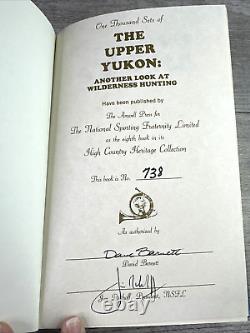 THE UPPER YUKON Dave Barnett AMWELL PRESS Leather SIGNED Limited Edition HUNTING