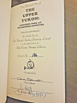 THE UPPER YUKON Dave Barnett AMWELL PRESS Leather SIGNED Limited Edition HUNTING