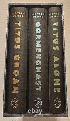 The Gormenghast Trilogy FOLIO SOCIETY Illustrated by Dave McKean