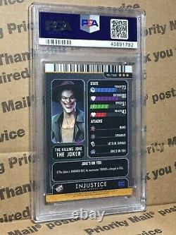 The Joker Injustice Foil PSA 10 DC Comics Marvel Pop 1 Dave & Busters Exclusive