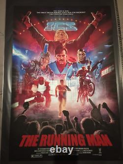 The Running Man, Dave Merrell, Limited Edition Screen Print Movie Poster