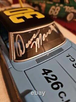 University of Racing 1969 Dave Marcis #30 Dodge Charger Daytona 1/24 Autographed