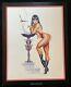 Vampirella Dave Stevens 215/1200 Limited Edition Signed Numbered Print 16 X 20