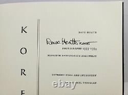 Vintage 1953-1954 Dave Heath Korea Photographs Signed Limited Edition 82/200